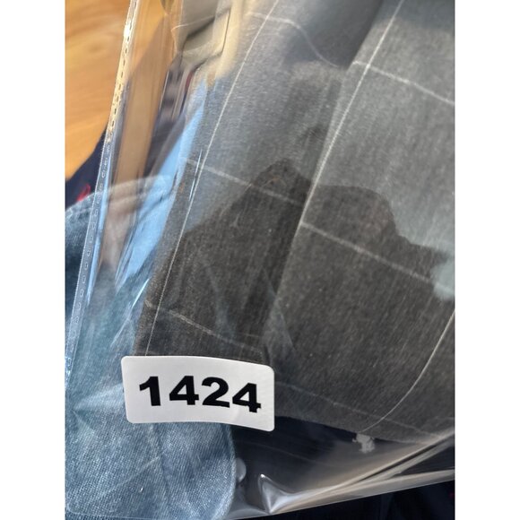 Polo Ralph Lauren Mens Grey Plaid Cotton Robe Size S/M - Picture 9 of 9